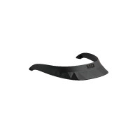 Viseira para capacete de equitação Naca Onyx preto fosco / preto