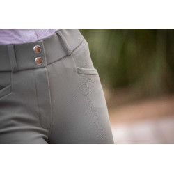 Calça de equitação Pénélope Majestic Verde sálvia