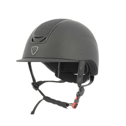 Capacete Equithème Pepit Glitter preto