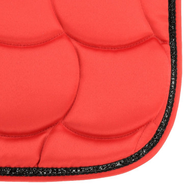 Almofada de sela Equithème Satin Vermelho Almofada de sela Equithème Satin Vermelho