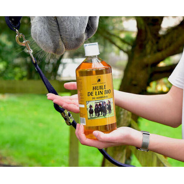 Óleo de linhaça orgânico do Marechal