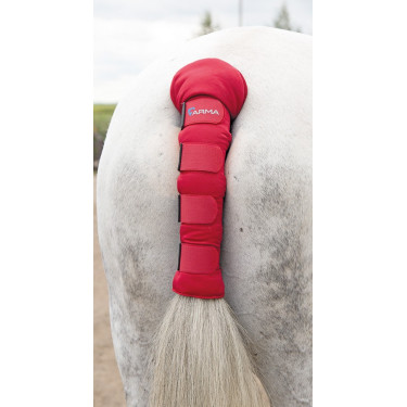 Protetor de cauda forrado Arma Shires Vermelho