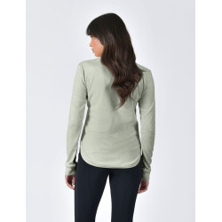Polo Weatherbeeta de mangas compridas London Mescla oliva Polo Weatherbeeta de mangas compridas London Mescla oliva