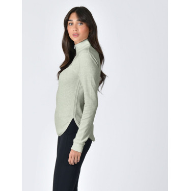 Polo Weatherbeeta de mangas compridas London Mescla oliva Polo Weatherbeeta de mangas compridas London Mescla oliva
