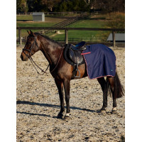 Cobre-rins quadrado Weatherbeeta forrado com polar Essentiel Azul-marinho / prata / vermelho