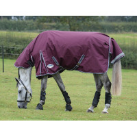 Cobertura Weatherbeeta ComFiTec Plus Dynamic II Combo Neck Medium Lite Preto / vermelho / prata Cobertura Weatherbeeta ComFiTec Plus Dynamic II Combo Neck Medium Lite Preto / vermelho / prata