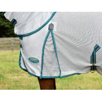 Capa anti-moscas Weatherbeeta Combo ComFiTec Zephyr Prata / azul / limão