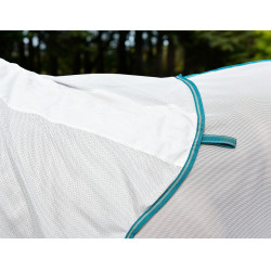 Capa anti-moscas Weatherbeeta Combo ComFiTec Zephyr Prata / verde-petróleo / pedra