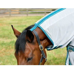 Capa anti-moscas Weatherbeeta Combo ComFiTec Zephyr Prata / verde-petróleo / pedra