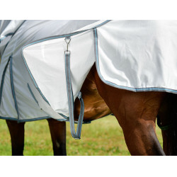 Capa anti-moscas Combo Weatherbeeta ComFiTec Essential Branco / cinzento / azul vivo