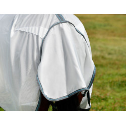 Capa anti-moscas Combo Weatherbeeta ComFiTec Essential Branco / cinzento / azul vivo