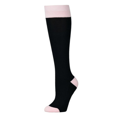 Meias Dublin tamanho único Preto / tule rosa