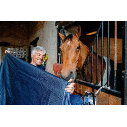 Capa Equithème Classic 1200D Azul-marinho Capa Equithème Classic 1200D Azul-marinho