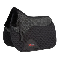 Almofada de sela antiderrapante Soft Grip Shires Preto
