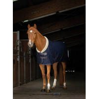 Camisa de malha Equithème Teddy Azul-marinho Camisa de malha Equithème Teddy Azul-marinho