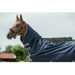 Cobertura externa Therma Pro HKM com pescoço destacável Azul escuro Cobertura externa Therma Pro HKM com pescoço destacável Azul escuro