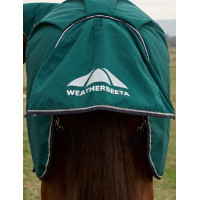 Manta Weatherbeeta ComFiTec Dynamic Turnout 220g com pescoço destacável Verde floresta / azul-marinho