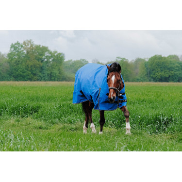 Cobertura Equithème Tyrex Aisance 1200D Pescoço Alto Azul royal Cobertura Equithème Tyrex Aisance 1200D Pescoço Alto Azul royal