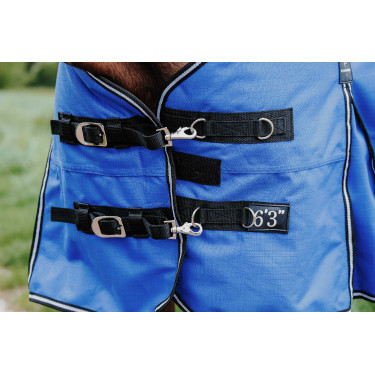 Cobertura Equithème Tyrex Aisance 1200D Pescoço Alto Azul royal Cobertura Equithème Tyrex Aisance 1200D Pescoço Alto Azul royal