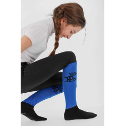 Meia Pénélope Concours Azul royal / preto Meia Pénélope Concours Azul royal / preto