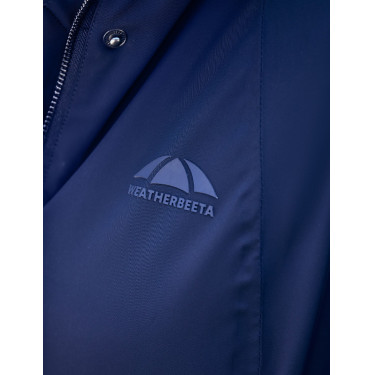 Blusão comprido impermeável feminino WeatherBeeta Marinho Azul-marinho Blusão comprido impermeável feminino WeatherBeeta Marinho Azul-marinho