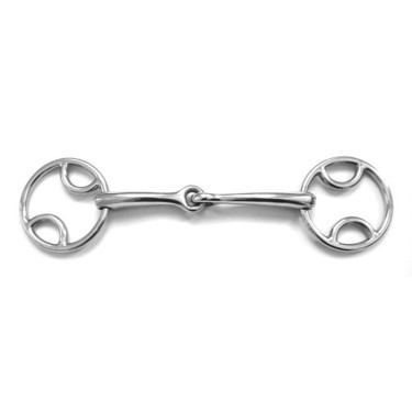 Mors de 3 efeitos de quebra simples Shires partido Aço inoxidável Mors de 3 efeitos de quebra simples Shires partido Aço inoxidável