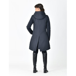 Blusão comprido impermeável feminino WeatherBeeta Marinho Azul-marinho Blusão comprido impermeável feminino WeatherBeeta Marinho Azul-marinho