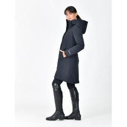 Blusão comprido impermeável feminino WeatherBeeta Marinho Azul-marinho Blusão comprido impermeável feminino WeatherBeeta Marinho Azul-marinho