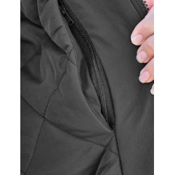 Casaco com fecho Dublin, jaqueta de equipa Preto