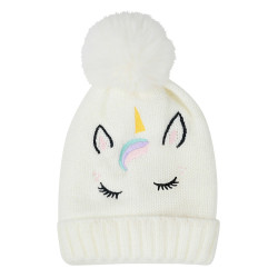 Touca Licorne Dublin bordada infantil Branco