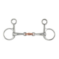 Mors Baucher avec pièce cuivre Shires Acier inoxydable Mors Baucher avec pièce cuivre Shires Acier inoxydable