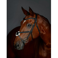 Bridão com muserola cruzada Collegiate ComFiTec Opulux acolchoado Preto Bridão com muserola cruzada Collegiate ComFiTec Opulux acolchoado Preto