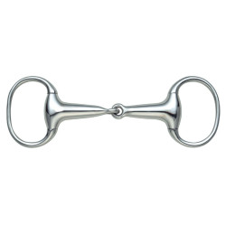 Mors simples de uma só quebra com azeitonas Shires Aço inoxidável