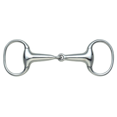 Mors simples de uma só quebra com azeitonas Shires Aço inoxidável
