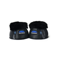 Sinos de borracha com lã Weatherbeeta Tough-Tec Prime Fleece Trim Preto / preto Sinos de borracha com lã Weatherbeeta Tough-Tec Prime Fleece Trim Preto / preto