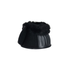 Sinos de borracha com lã Weatherbeeta Tough-Tec Prime Fleece Trim Preto / preto