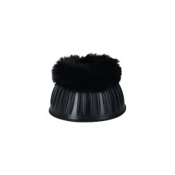 Sinos de borracha com lã Weatherbeeta Tough-Tec Prime Fleece Trim Preto / preto