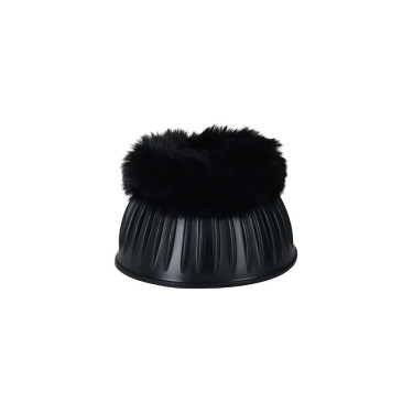 Sinos de borracha com lã Weatherbeeta Tough-Tec Prime Fleece Trim Preto / preto