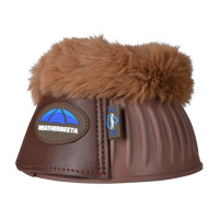 Sinos de borracha com lã Weatherbeeta Tough-Tec Prime Fleece Trim Castanho / castanho