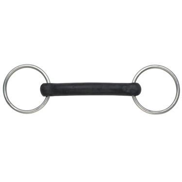 Mors de equitação Shires em borracha dura 21 mm