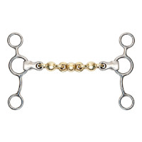 Mors americano Shires com bolas para equitação