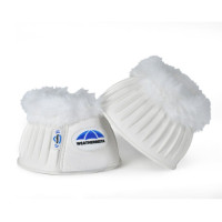 Sinos de borracha com lã Weatherbeeta Tough-Tec Prime Fleece Trim Branco / branco