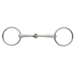 Mors simples de quebra com argolas Shire Aço inoxidável Mors simples de quebra com argolas Shire Aço inoxidável