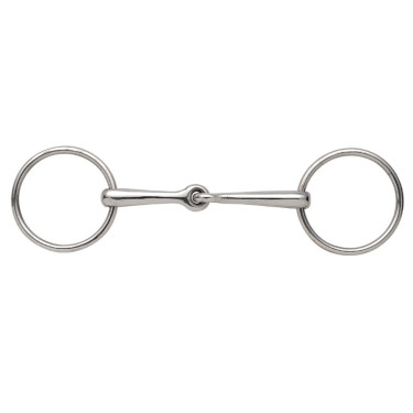 Mors simples de quebra com argolas Shire Aço inoxidável Mors simples de quebra com argolas Shire Aço inoxidável