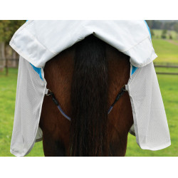 Capa anti-moscas e impermeável Weatherbeeta ComFiTec Dual Shield com pescoço destacável Azul / cinza Capa anti-moscas e impermeável Weatherbeeta ComFiTec Dual Shield com pescoço destacável Azul / cinza