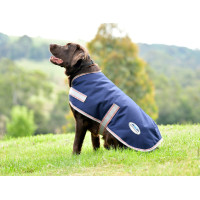 Capa para cão Weatherbeeta ComFiTec Essential Marinho / prata / vermelho Azul Capa para cão Weatherbeeta ComFiTec Essential Marinho / prata / vermelho Azul