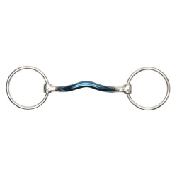 Freio de embocadura reta com passagem de língua Mullen Shires Freio de embocadura reta com passagem de língua Mullen Shires