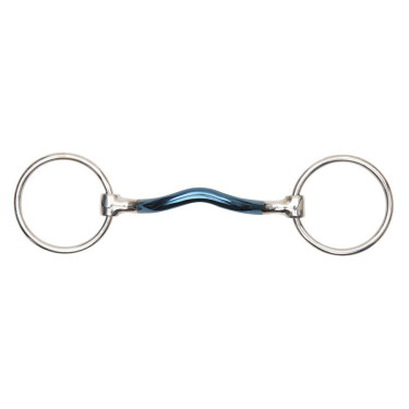 Freio de embocadura reta com passagem de língua Mullen Shires Freio de embocadura reta com passagem de língua Mullen Shires