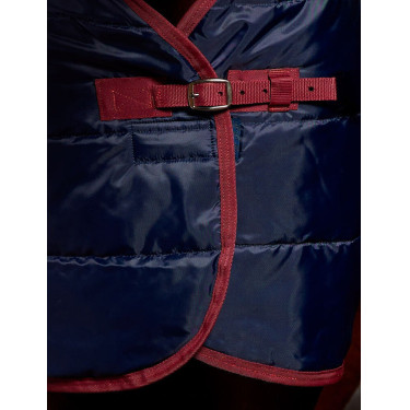 Manta de estábulo Weatherbeeta ComFiTec 210D Channel 100 g Azul-marinho/bordô Manta de estábulo Weatherbeeta ComFiTec 210D Channel 100 g Azul-marinho/bordô