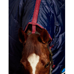 Cobertura de estábulo Weatherbeeta ComFiTec 210D Channel 100g combo Azul-marinho/bordô